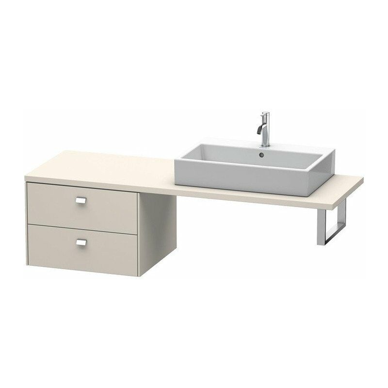 

Duravit - Consola baja BRIOSO con tirador cromado 442x620x550mm taupe