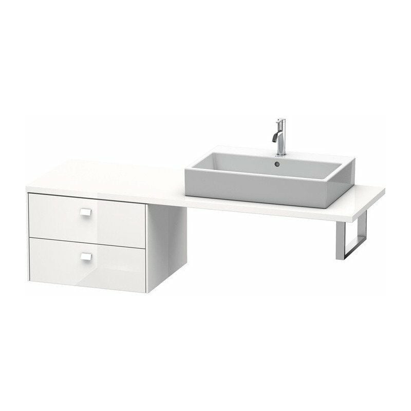 

Duravit - Consola baja BRIOSO con tirador cromado 442x620x550mm grafito mate