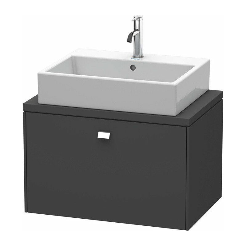 

Duravit - Consola baja BRIOSO con tirador cromado 442x720x480mm grafito mate