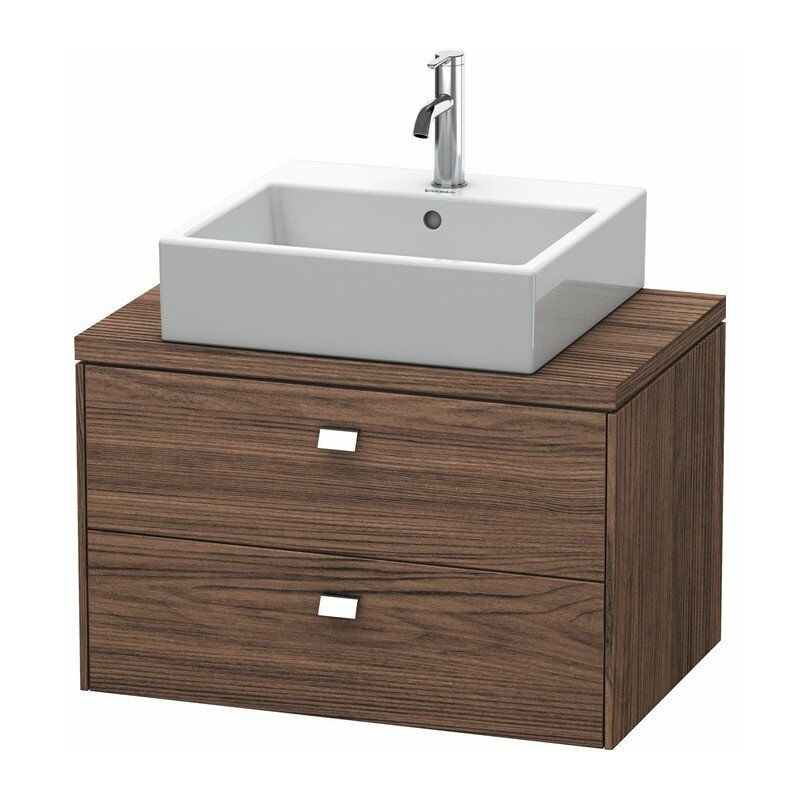 

Duravit - Consola baja BRIOSO Pinza cromada 442x720x480mm nogal oscuro