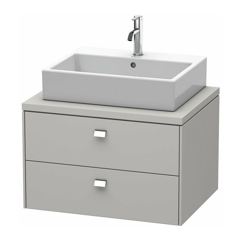 

Duravit - Consola baja BRIOSO garra cromada 442x720x550mm hormigón