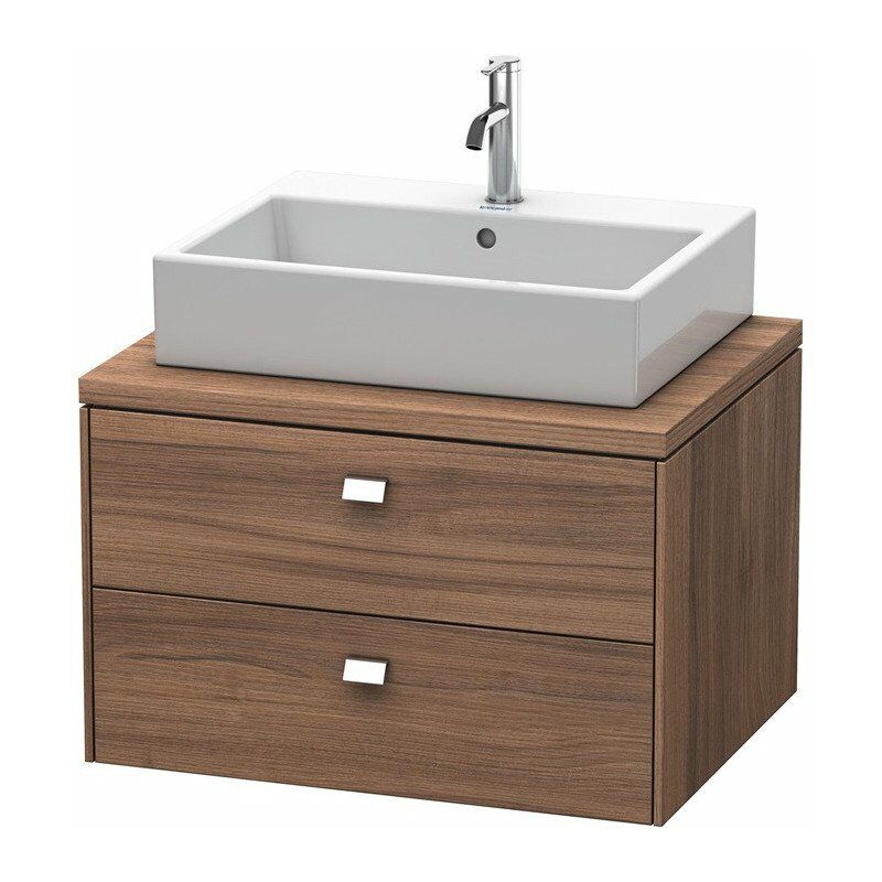 

Duravit - Consola baja BRIOSO garra cromada 442x720x550mm nogal natural
