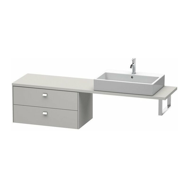 

Duravit - Armario consola bajo BRIOSO Uña cromada 442x820x480mm hormigón