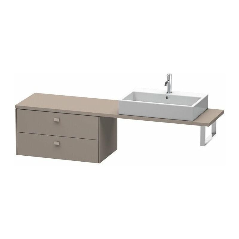 

Duravit - Consola baja BRIOSO 442x820x480mm basalto mate