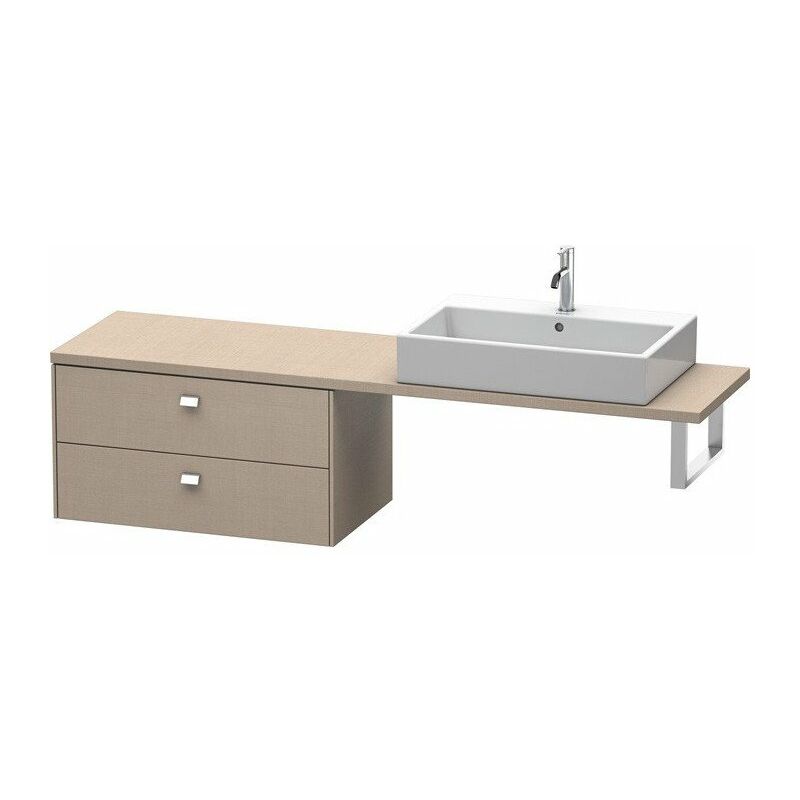 

Duravit - Consola baja BRIOSO tirador cromado 442x820x480mm lino