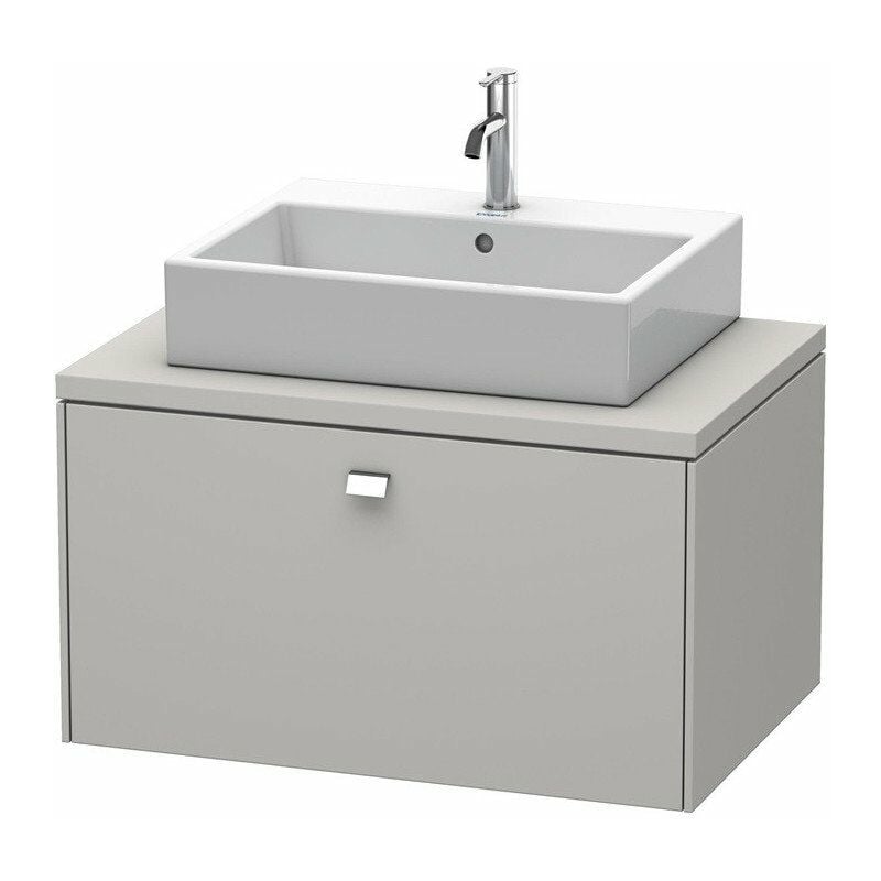 

Duravit - Consola baja BRIOSO con tirador cromado 442x820x550mm hormigón