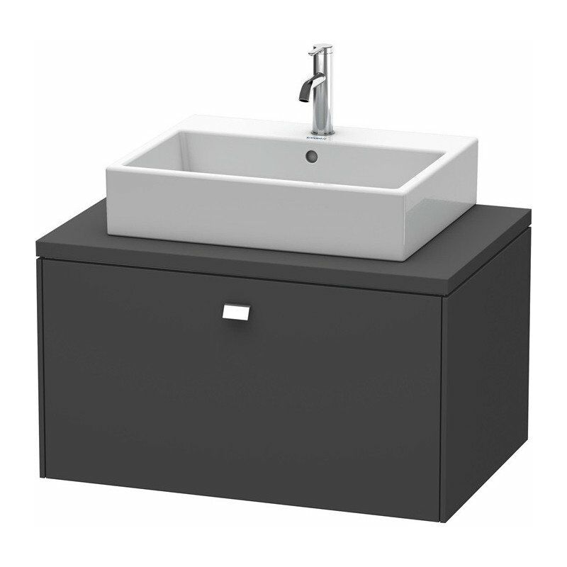 

Duravit - Consola baja BRIOSO con tirador cromado 442x820x550mm grafito mate