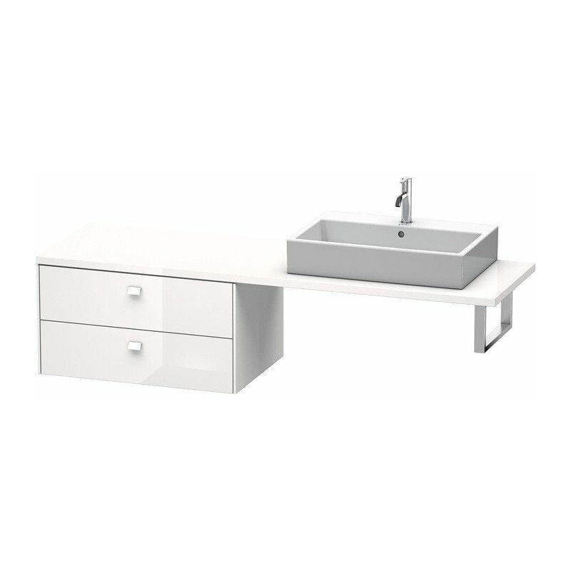 

Duravit - Consola baja BRIOSO con tirador cromado 442x820x550mm blanco mate