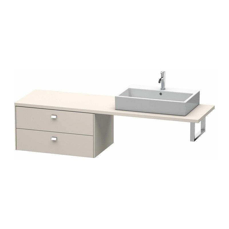 

Duravit - Consola baja BRIOSO con tirador cromado 442x820x550mm taupe