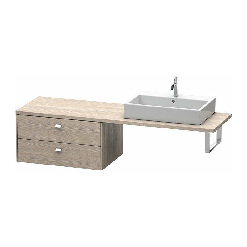 

Duravit - Consola baja BRIOSO con mango cromado 442x820x550mm pino plateado