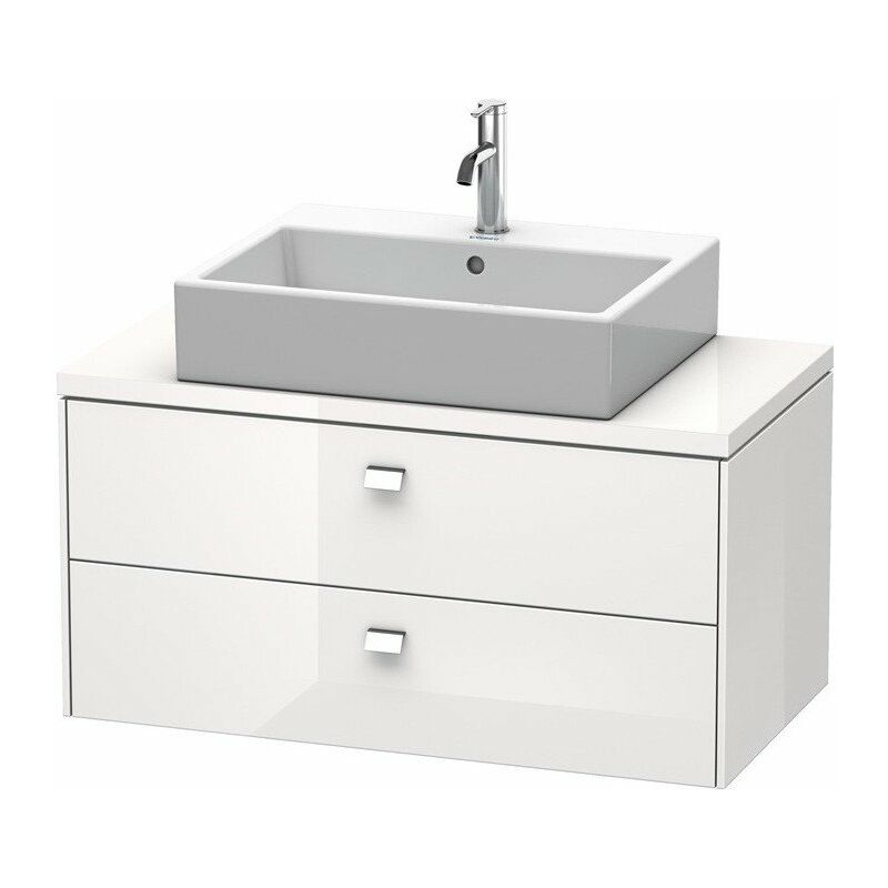 

Duravit - BRIOSO Armario base cromo garra 442x920x480mm blanco brillo