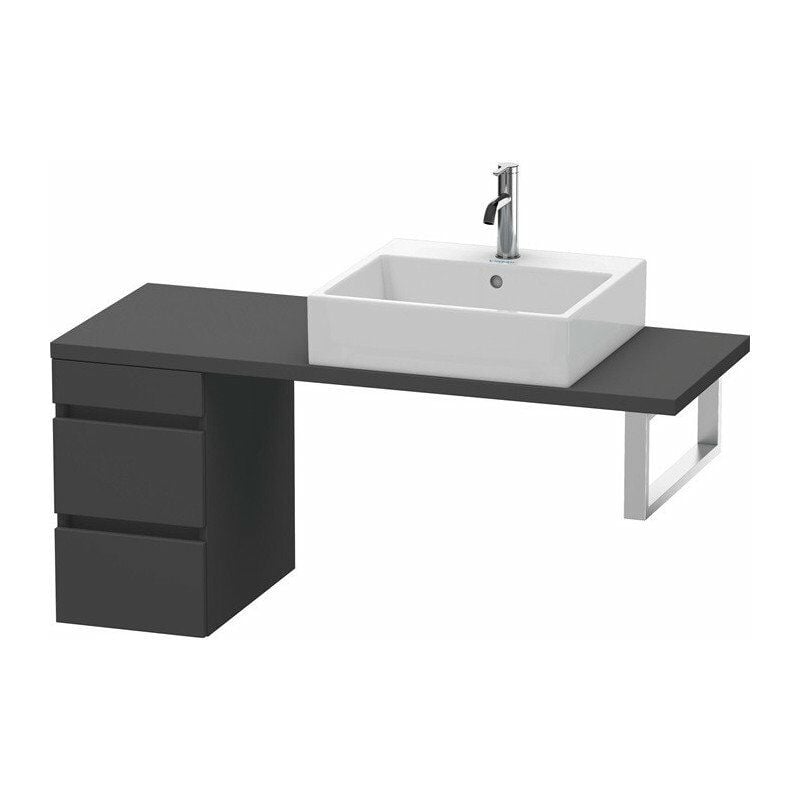 

Duravit - Consola baja DURASTYLE 512x300x478mm grafito mate