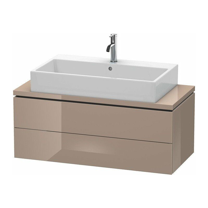 

Duravit - Consola baja L-CUBE 400x1020x477mm alto brillo capuchino