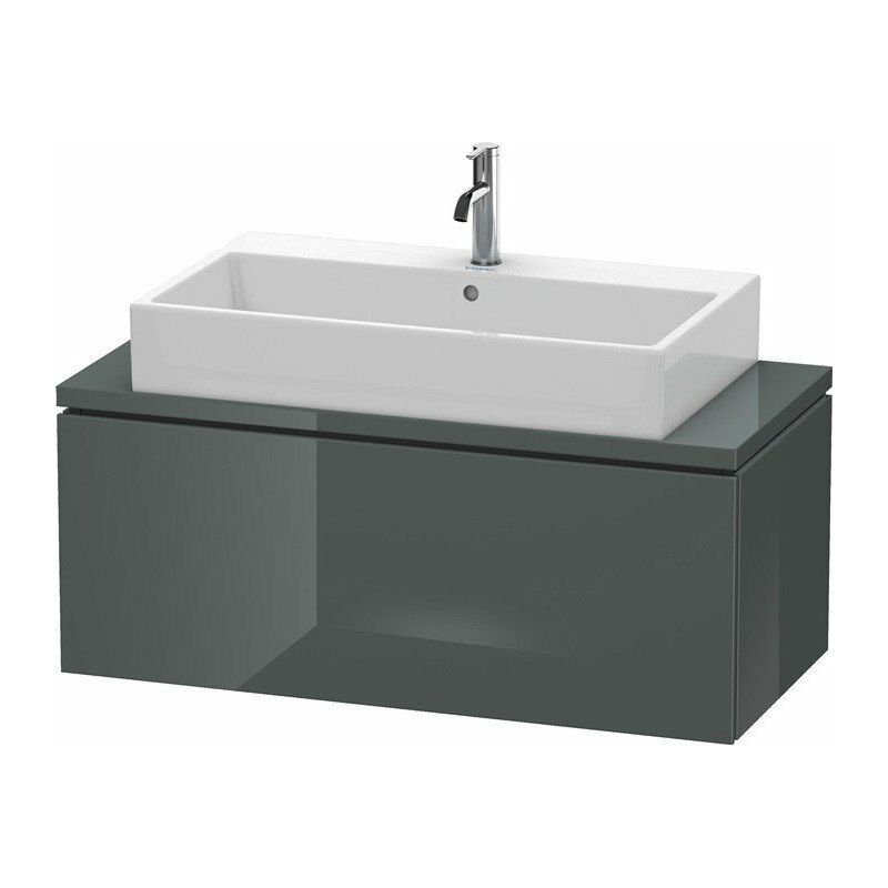 

Consola baja L-CUBE 400x1020x477mm Gris Doloaveci brillante