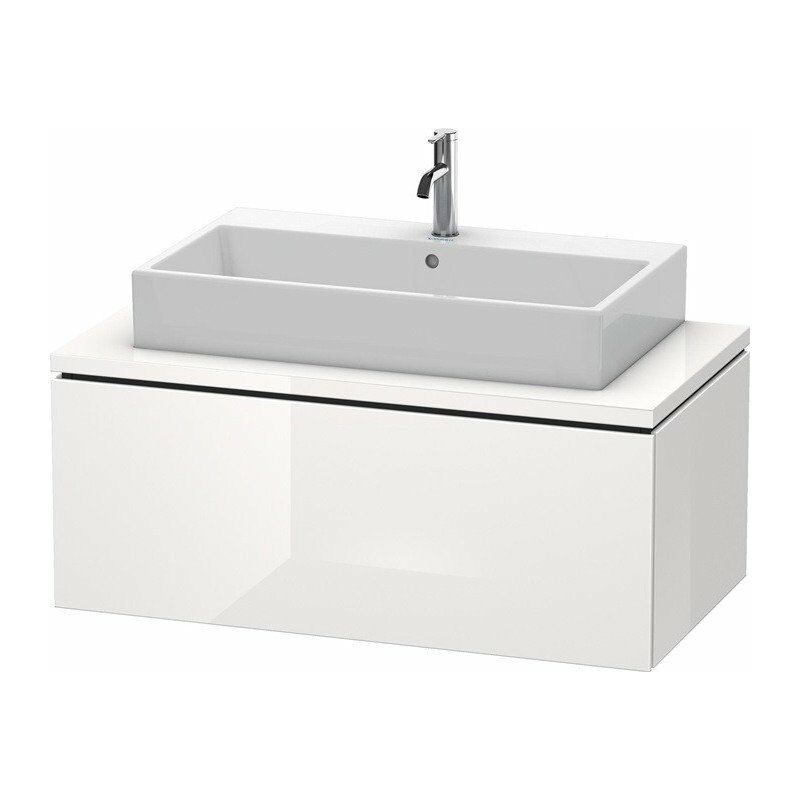 

Consola baja L-CUBE 400x1020x547mm blanco brillo falta