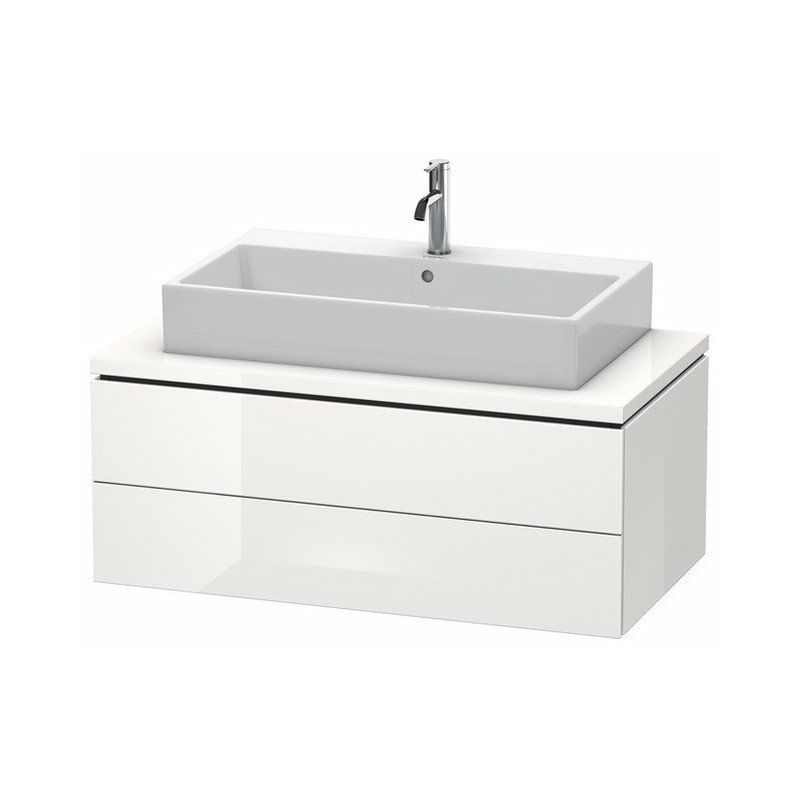 

Duravit - Consola baja L-CUBE 400x1020x547mm negro alto brillo