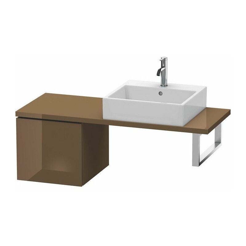 

Duravit - Consola baja L-CUBE 400x420x477mm marrón oliva alto brillo