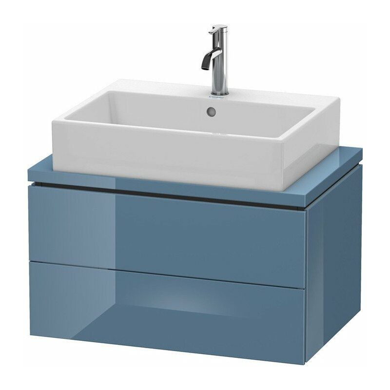 

Duravit - Consola baja L-CUBE 400x720x477mm azul piedra brillante