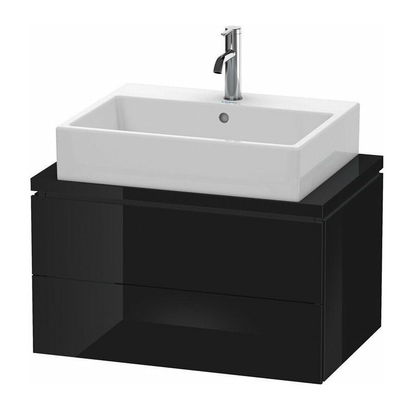 

Duravit - Consola baja L-CUBE 400x720x477mm negro alto brillo