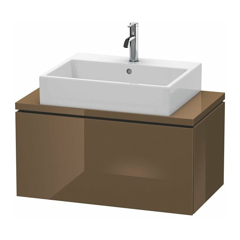 

Duravit - Consola baja L-CUBE 400x820x477mm marrón oliva alto brillo