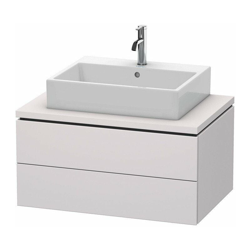 

Duravit - Consola baja L-CUBE 400x820x547mm blanco satinado lila