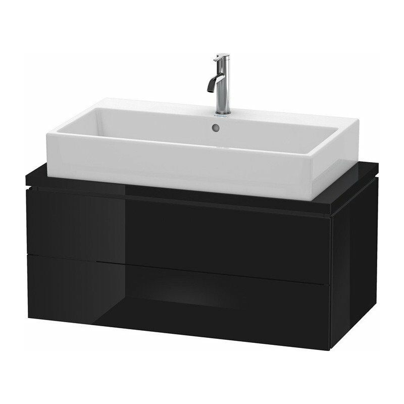 

Duravit - Consola baja L-CUBE 400x920x477mm negro alto brillo