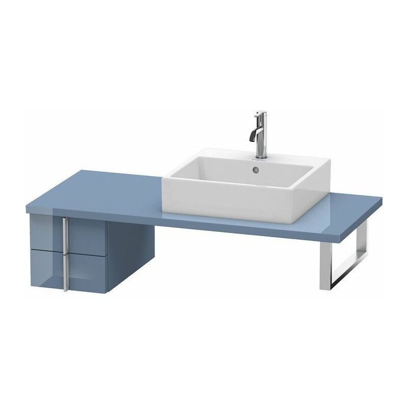 

Duravit - Consola baja VERO 285x300x518mm azul piedra brillante