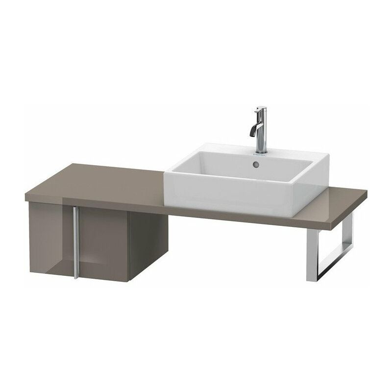 

Duravit - Consola baja VERO 285x400x448mm franela gris brillante