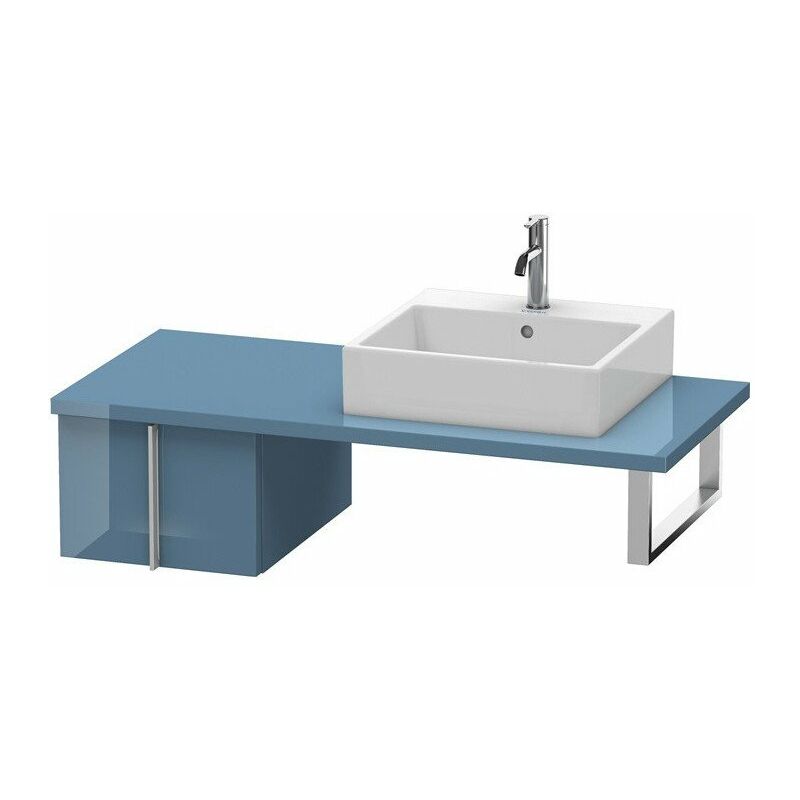 

Duravit - Consola baja VERO 285x400x518mm azul piedra brillante