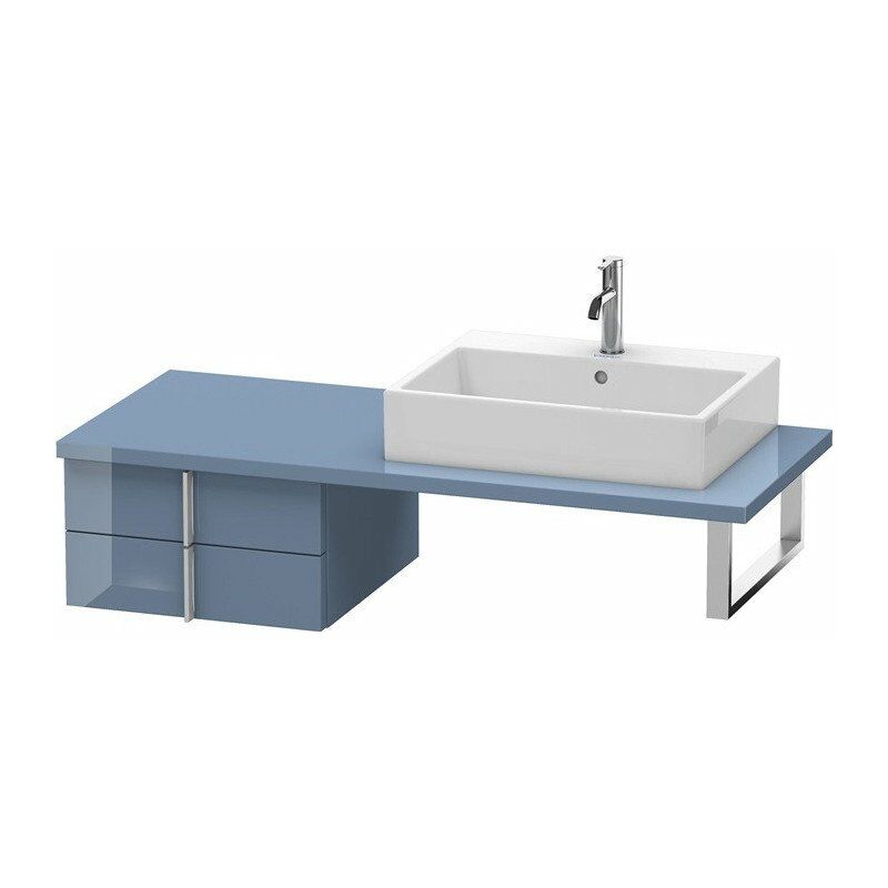 

Duravit - Consola baja VERO 285x500x518mm azul piedra brillante