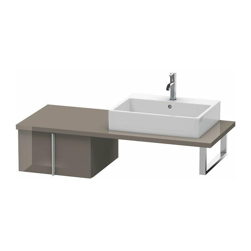 

Duravit - Consola baja VERO 285x500x518mm franela gris brillante