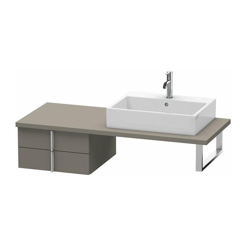 

Duravit - Consola baja VERO 285x500x518mm franela gris satinado
