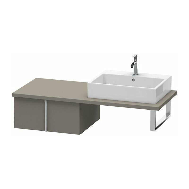 

Consola baja VERO 285x600x518mm franela gris satinado
