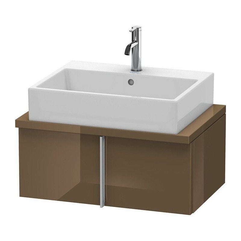 

Duravit - Consola baja VERO 285x700x448mm marrón oliva alto brillo