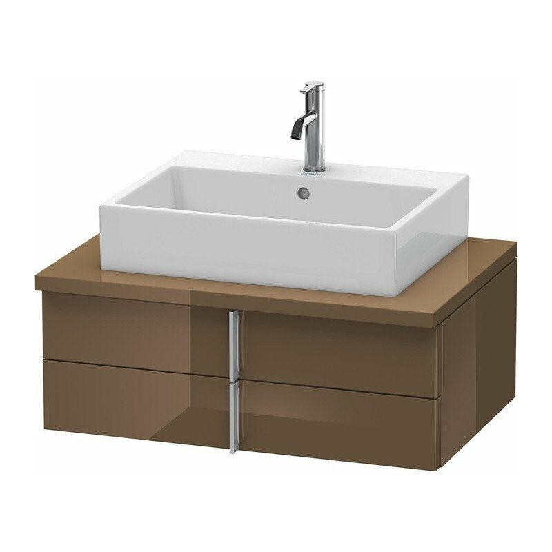 

Duravit - Consola baja VERO 285x800x518mm marrón oliva alto brillo