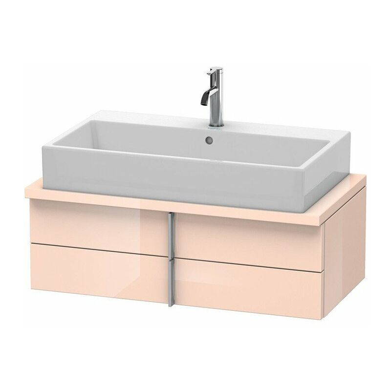 

Consola baja VERO 285x900x448mm alto brillo albaricoque perla