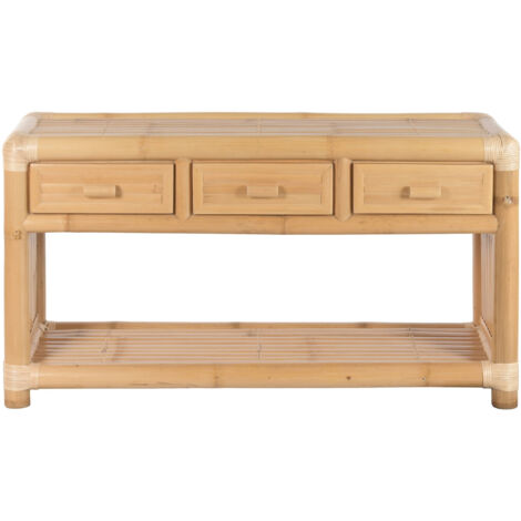 Consola Bambu Ratan 140X52X75 Natural