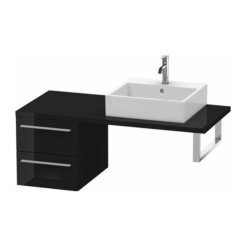 

Duravit - Consola base X-LARGE 440x400x548mm negro de alto brillo
