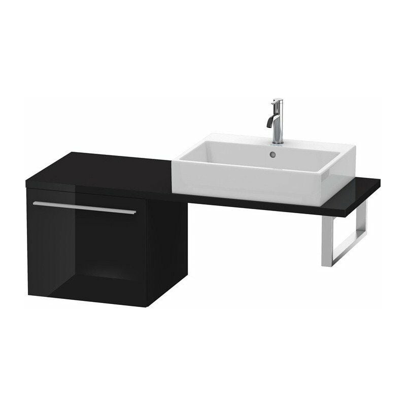 

Duravit - Consola base X-LARGE 440x500x478mm negro de alto brillo