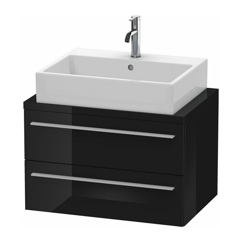 

Duravit - Consola base X-LARGE 440x700x478mm negro de alto brillo