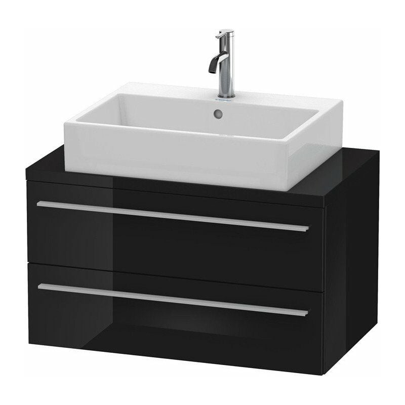 

Duravit - Consola base X-LARGE 440x800x478mm negro de alto brillo