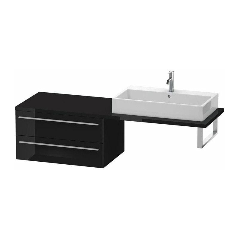 

Duravit - Consola base X-LARGE 440x800x548mm negro de alto brillo
