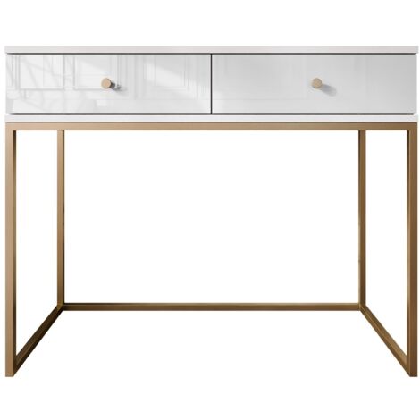 Consola Comfivo Modestia, Blanco, 80x100x40cm, Con cajones