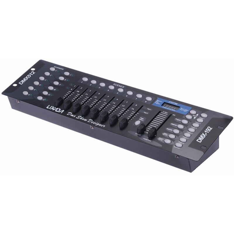 

Consola de controlador DMX512 de 192 canales para luz de escenario - Lixada