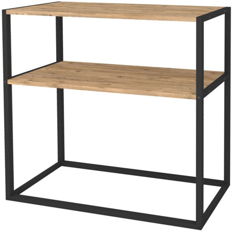 Consola De Metal Con Soporte De Exhibición 90X90X34 Safir