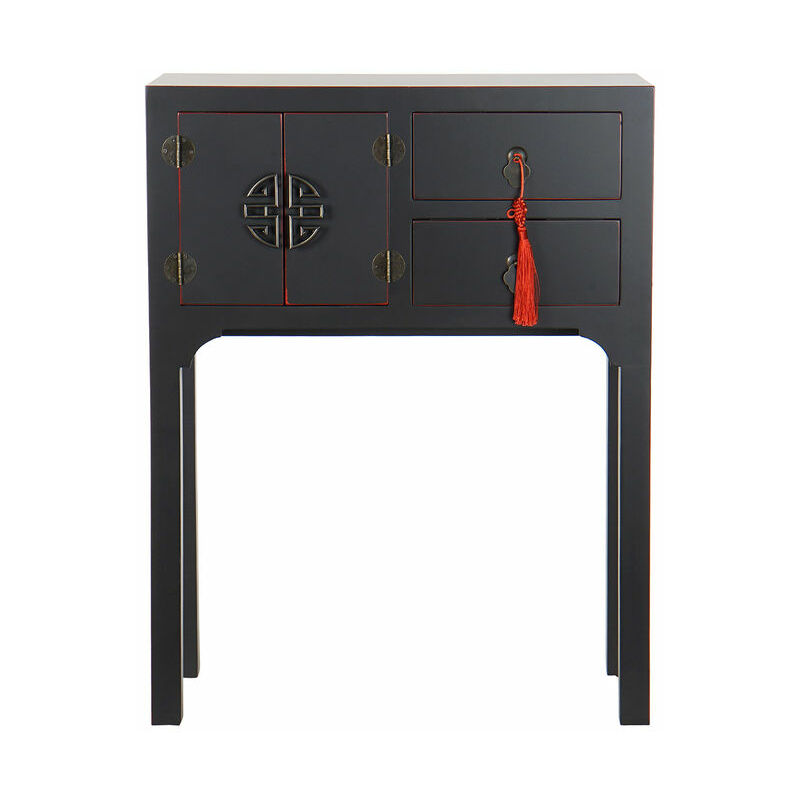 

Consola DKD Home Decor Negro Rojo Abeto Madera MDF (63 x 26 x 83 cm)
