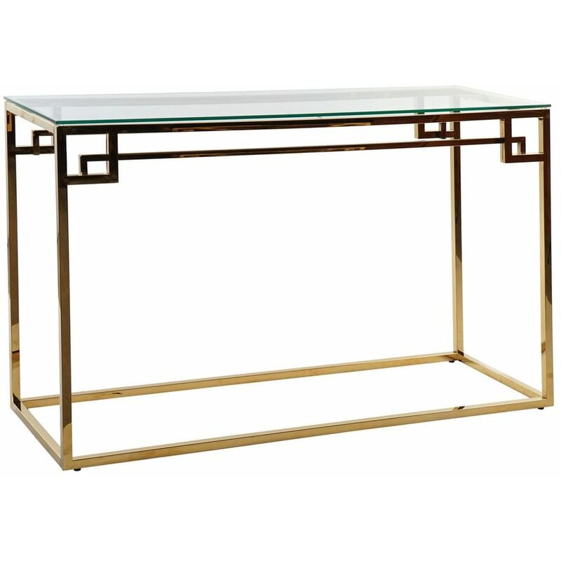 

Consola DKD Home Decor Cristal Acero Dorado (120 x 40 x 75 cm)