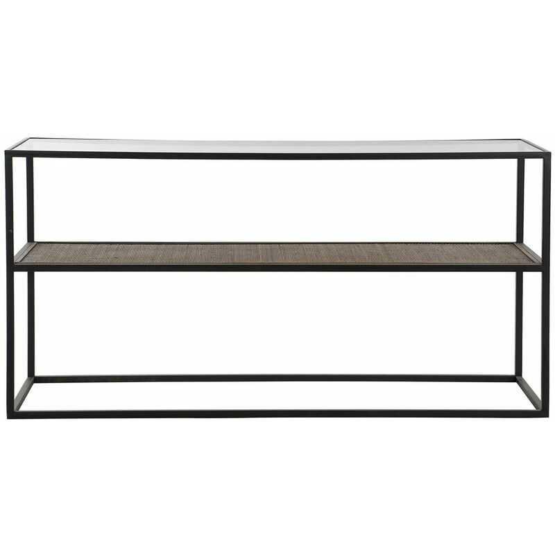 

Consola DKD Home Decor Cristal Negro Metal Madera MDF (120 x 40 x 60 cm)