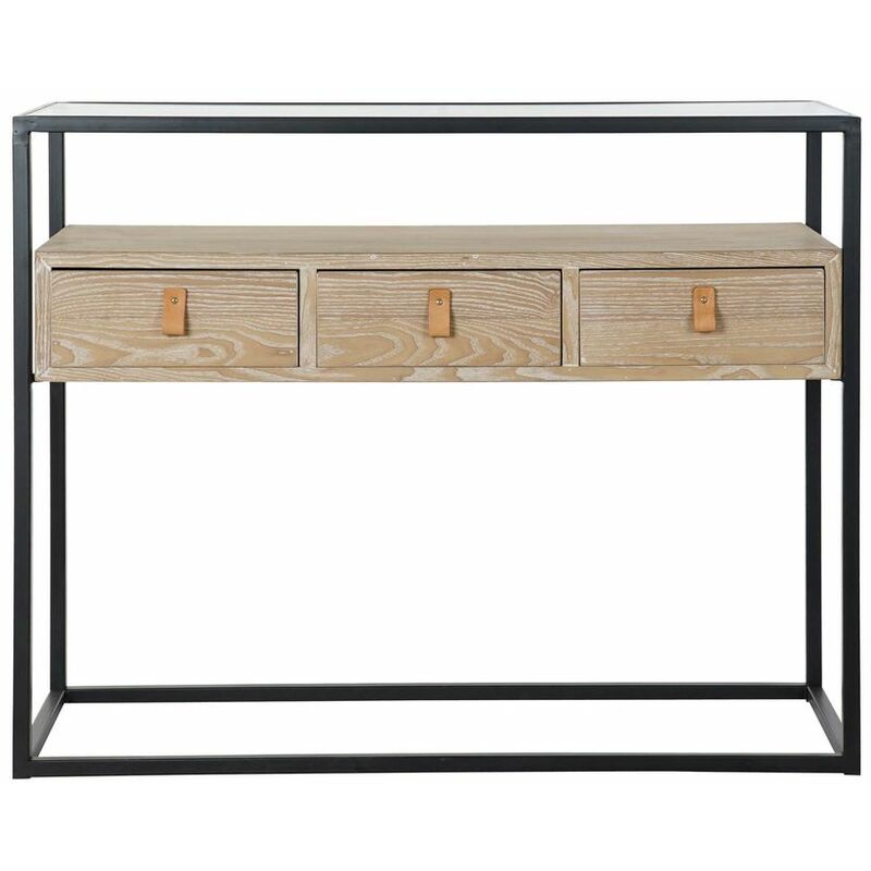 

Consola DKD Home Decor Negro Madera Metal (100 x 38 x 80 cm)