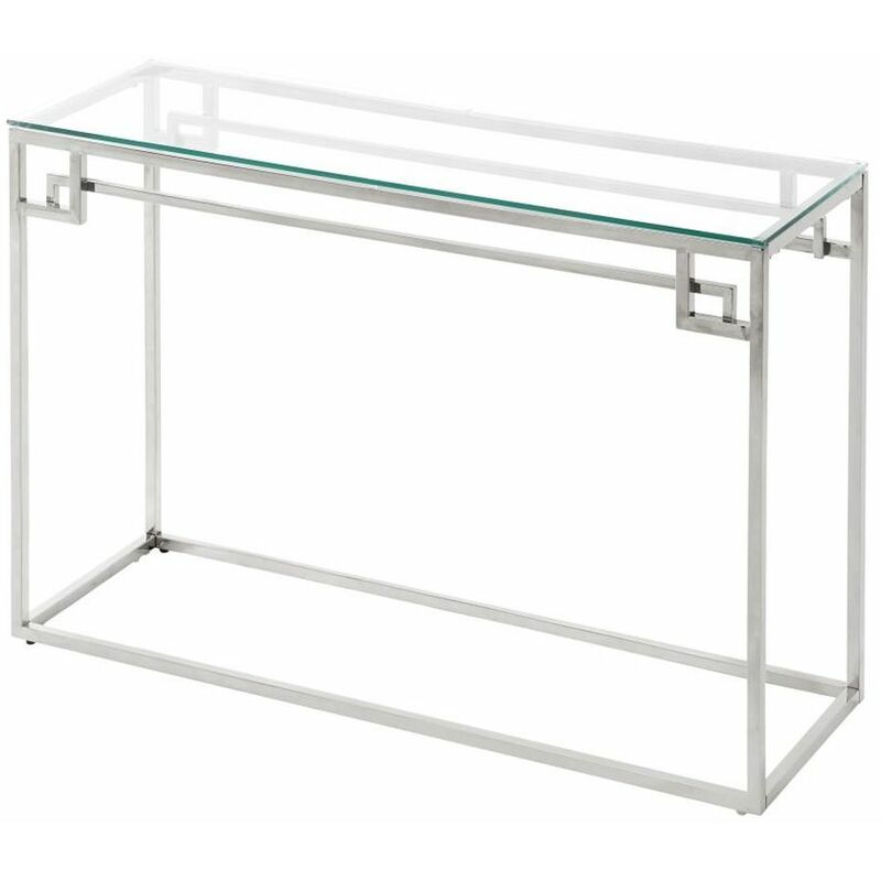 

Consola DKD Home Decor Plata Cristal Acero (120 x 40 x 75 cm)